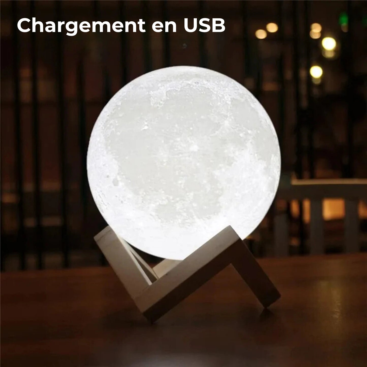 Lampe lune - 18 cm