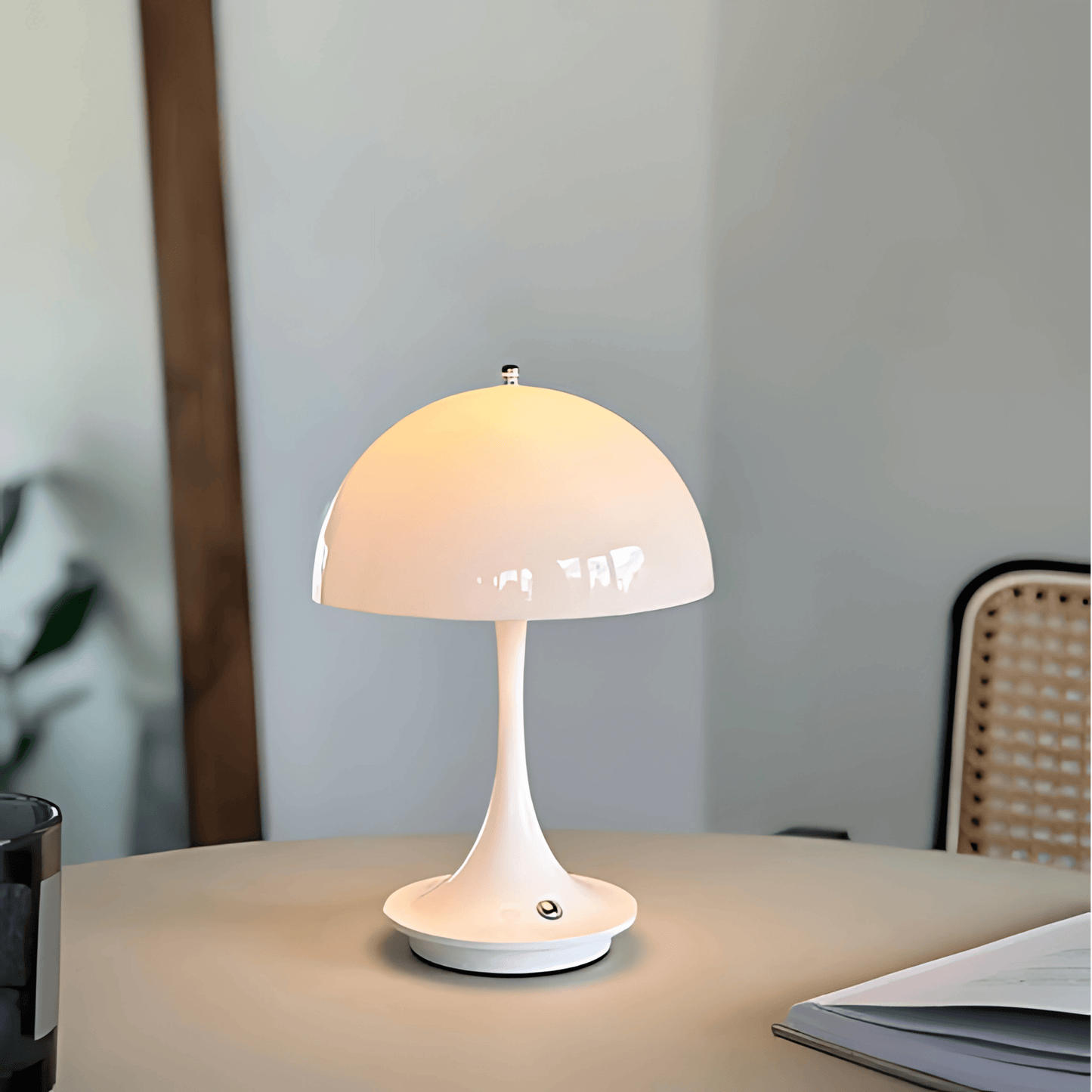 Lampe de table champignon design