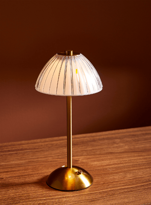 Lampe de table vintage style ombrelle