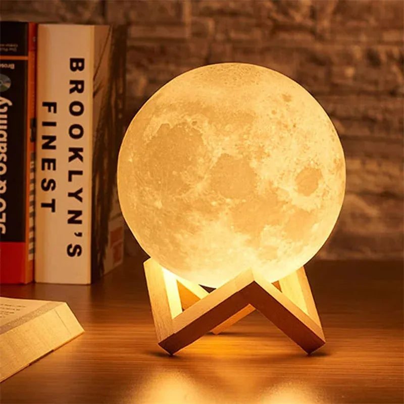 Lampe lune - 18 cm