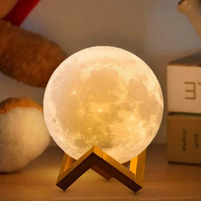 Lampe lune - 18 cm