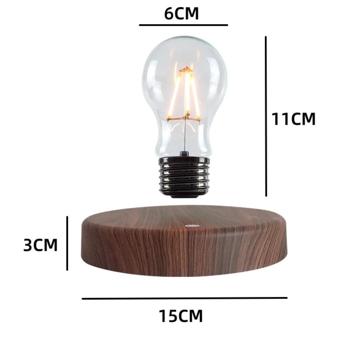 ampoule lévitation magnétique dimensions