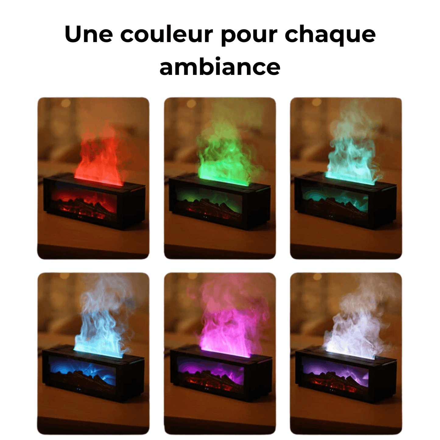 diffuseur cheminée couleurs