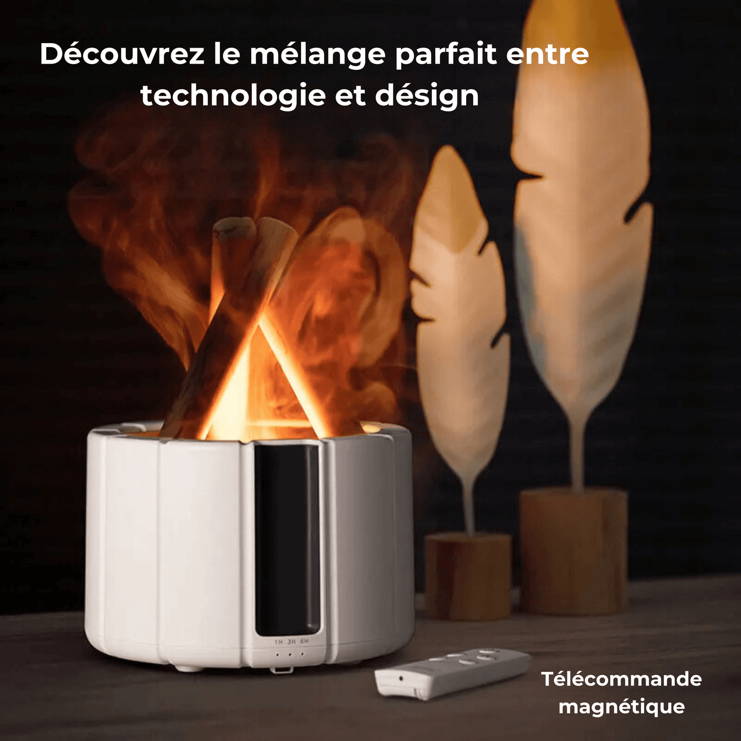 diffuseur feu de camp design