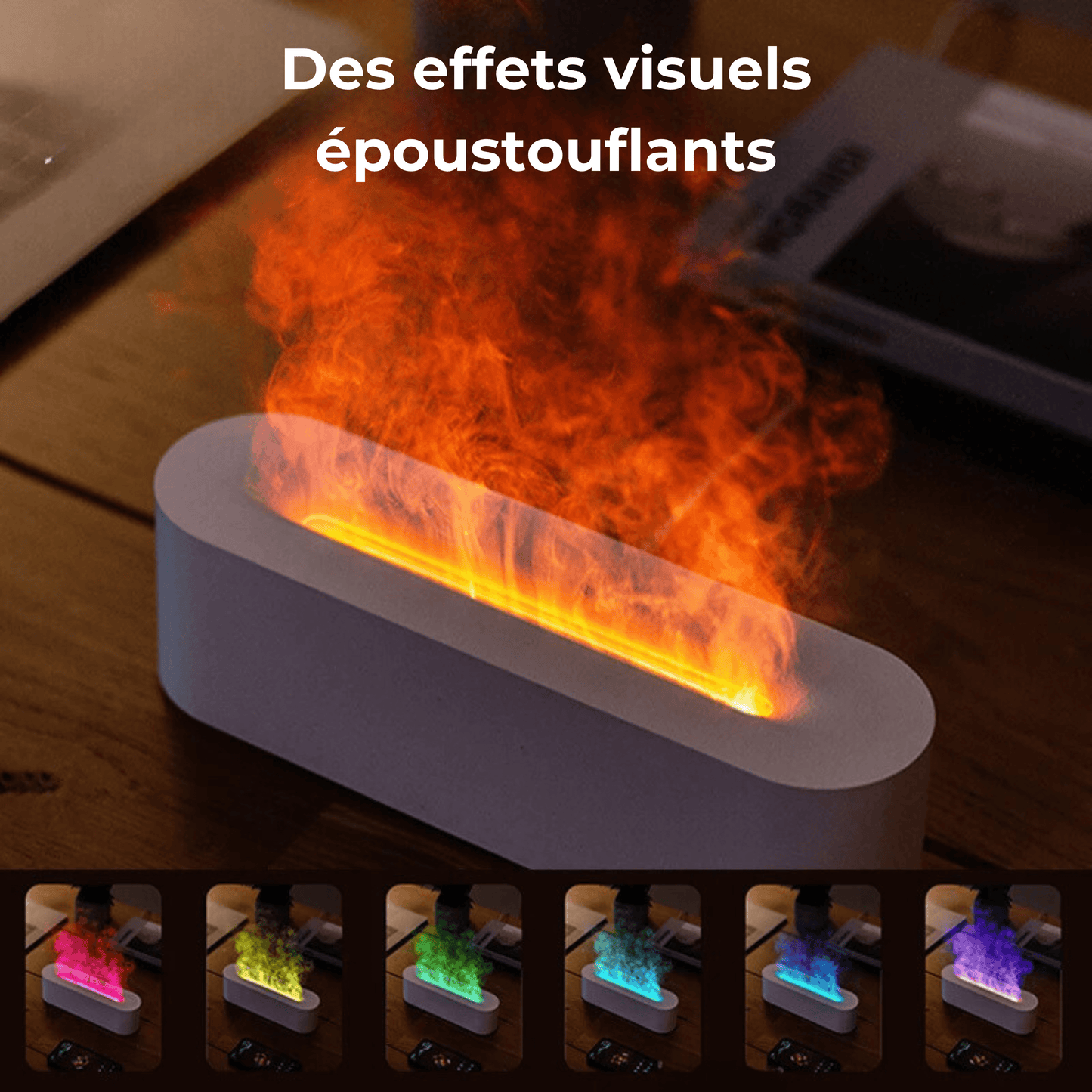 diffuseur flamme classique effets visuels