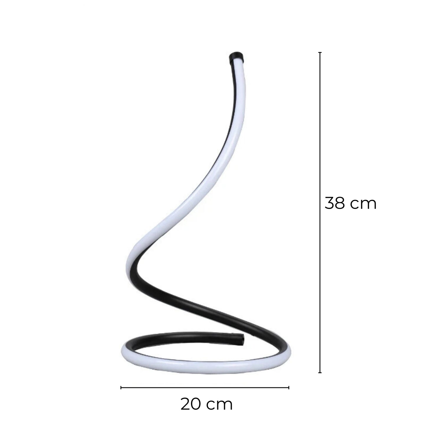 grande lampe spirale dimensions