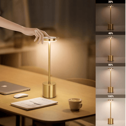 lampe de table sans fil rechargeable luminosité