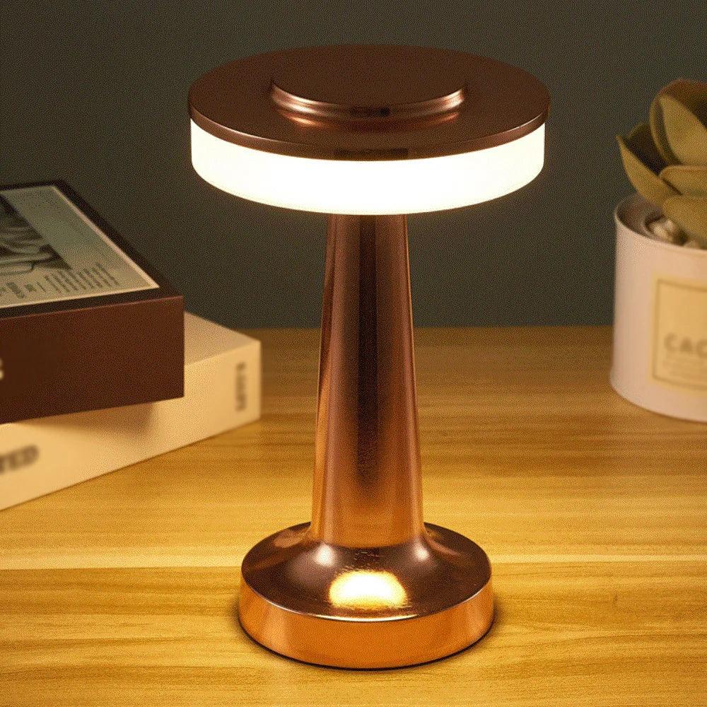 lampe de table sans fil rechargeable retro