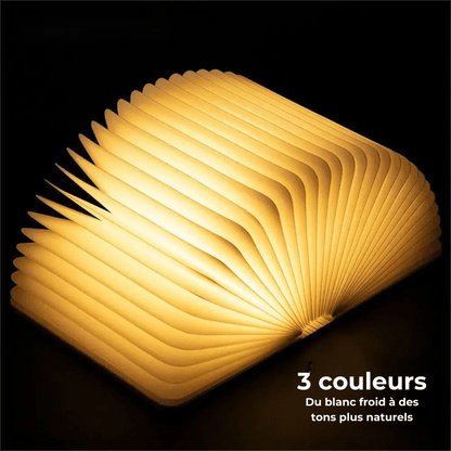 lampe livre lumineux 3 couleurs