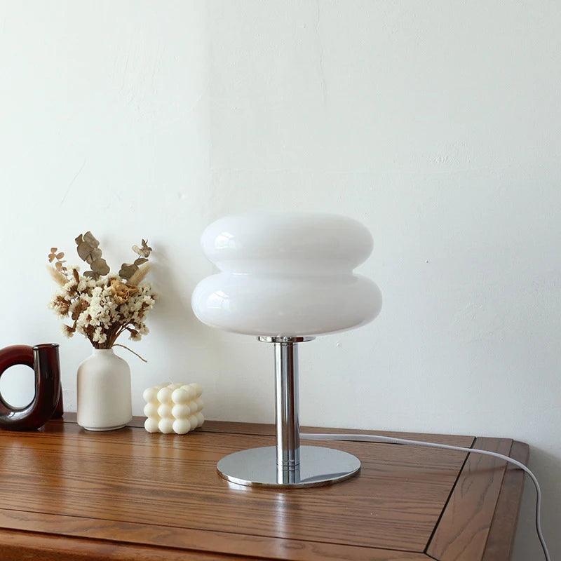 lampe macaron blanche