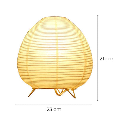 lampe papier de riz dimensions