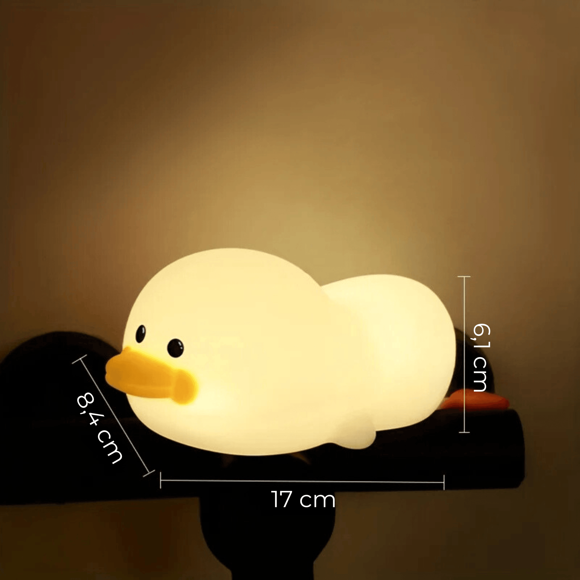 veilleuse canard dodo duck dimensions