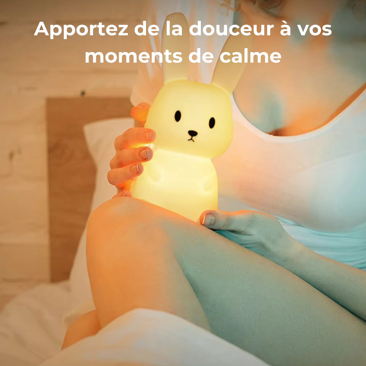 veilleuse lapin doux