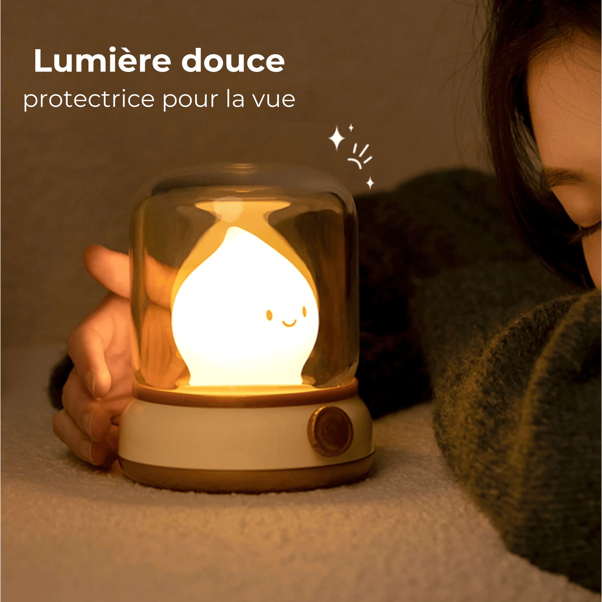 veilleuse tactile bougie lumière douce